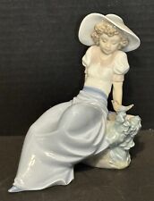 1987 Nao By Lladro Figurine #01042 Girl Listening to The Bird’s Song (Q) picture