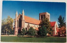 Vintage Colorado Springs Colorado CO Colorado College Shove Chapel Postcard  picture