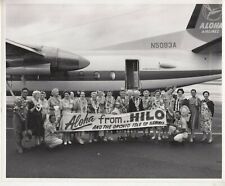 Hawaiian Airlines Airplane Aloha From Hilo Orchid Island Photo Photograph 8x10 picture