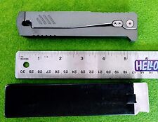 SKD-11 Tanto Blade Steel Handle EDC outdoor knife-SHIP FROM SEATTLE gravity picture