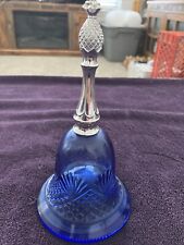 Vintage Avon Cobalt Blue Glass Bell Perfume Bottle (7