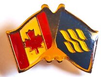 Vintage CANADA / SASKATCHEWAN FLAG LAPEL PIN - Saskatchewan, Canada picture