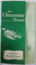 Vintage 1970s Gloucester House Restaurant Menu Seven Seas Wharf Massachusetts picture