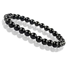 Black Onyx Bracelet Healing Crystal For Men &Women &Kid Save to Negative Energy picture