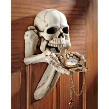 Your Soul is the Secret to Enter Bony Skeleton Secret Keeper Door Wall Sculpture picture