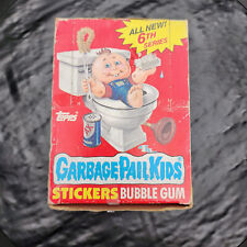 GPK Garbage Pail Kids Original 6th Series Box and 43 Sealed Wax Packs W/POSTER picture