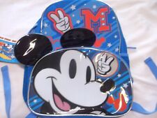 DISNEY 17 ½ Mickey Mouse Victory Backpack Unisex NWT School Work Travel picture
