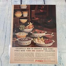 1963 Pyrex Ware Town and Country Vintage Print Ad/Poster Promo Art Kitchen picture