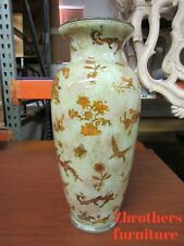 Maitland Smith Reverse Painted Glass Urn Flower Vase Sculpture Italian Regency B picture