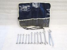 VINTAGE 11 piece ARMSTRONG IGNITION WRENCH SET w/ PLIERS mini midget wrenches picture
