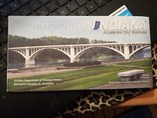 Indiana 2007-2008 Department Of Transportation Official￼ Highway￼ Map picture