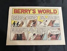 #TH05 BERRY'S WORLD by John Berry Sunday Tabloid Half Page Strip October 9, 1977 picture