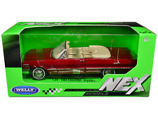 1963 Chevrolet Impala Convertible Red Metallic NEX Models 1/24 Diecast Model Car picture