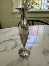 1920's Tall German 800 Silver Bud Vase 91g picture