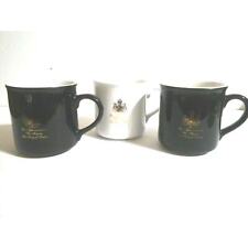 Gevalia Kaffe Coffee Cup Mug Lot Of 3 Navy Blue and White picture