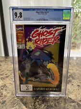 GHOST RIDER V2 #1 (‘90) CGC 9.8- 1ST APP OF DANNY KETCH, WHITE PGS-MIDNIGHT SONS picture