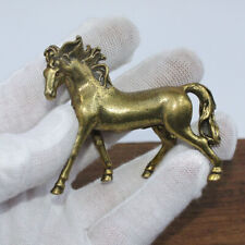 Brass Horse Figurine Statue House Office Table Decoration Animal Figurines~ picture