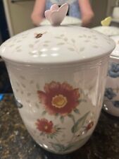 Lenox Butterfly Meadow Canister with Butterfly Lid 7