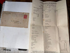 Antique 1917 University of Florida Report Card - 45 Demerits picture