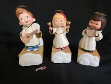 Set 3 Hallmark Wireless Angel Choir Christmas Pageant Musical Singing Angels picture