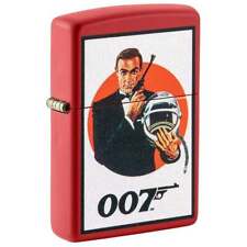 Zippo Windproof Lighter James Bond 007 Matte Red 49758 picture