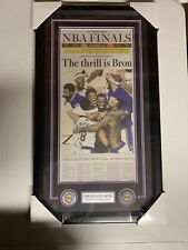 Lakers 2020 NBA Champions Los Angles Times Orignal Newspaper Framed  picture