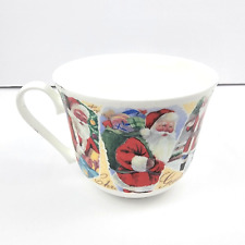 Christmas Roy Kirkham Mug Santa Coffee Cup Fine Bone China Seasons Greetings picture