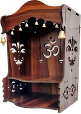 Wooden Pooja Temple / Home Mandir for Pooja for Home/Wall Hanging Hole for Templ picture