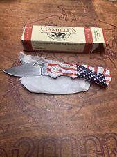RARE/DISCONTINUED Camillus N.Y. -USA- 903-Old Glory Series Folding Pocket Knife picture