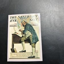 Jb14 Norman Rockwell 2 1995 #15 The Saturday Evening Post 1926 Ben Franklin picture