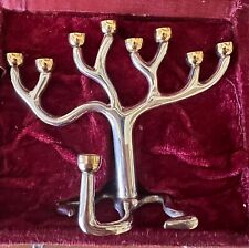 VINTAGE Menorah By Sandra Kravitz TREE OF LIFE  Rosenthal Judaica Collection picture