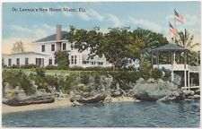 Dr. Lawton's New Home Miami Florida Unposted Postcard picture