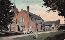 Wallkill NY New York Reformed Church Bridge Street Early 1900s Vtg Postcard C10 picture