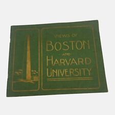 1906 Views of Boston & Harvard University Souvenir Photo Book LH Nelson Antique picture