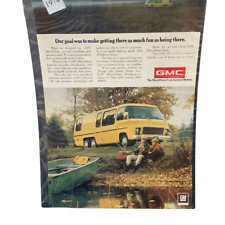 Vintage 1974 GMC Motor Home Getting There Ad Advertisement picture