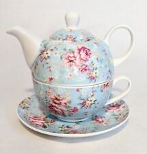 tea for one sets - blue floral picture