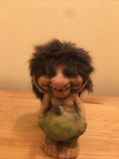 Vintage NyForm Norway Troll Ole Boy In Dungarees ART # 118w/Original Tag picture