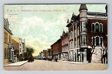 Freeport IL-Illinois, YMCA Stephenson Street East, c1910 Vintage Postcard picture