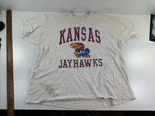 vtg KU University of Kansas Jayhawk T-Shirt 80s 2xl 3xl LRG picture