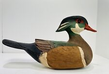 Craft-Tex Duck Decoy Signed R. Hall, American Wild Fowl Series Vintage picture