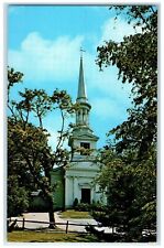 c1960 First Church Christ Originally Christopher Wren Church Cape Cod Postcard picture