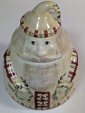 Laurie Gates Santa Cookie Jar, Los Angeles Pottery, Handpainted,  picture