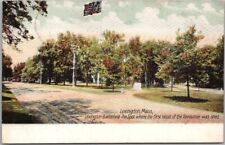 1907 LEXINGTON, Massachusetts Postcard 1st Revolutionary War Battlefield View picture