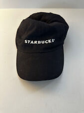 STARBUCKS Embroidered Logo Employee Black Adjustable Baseball Hat Cap picture