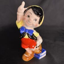 Vintage Walt Disney Productions Pinocchio Ceramic Figurine Japan 4.5” picture