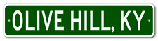Olive Hill, Kentucky Metal Wall Decor City Limit Sign - Aluminum picture