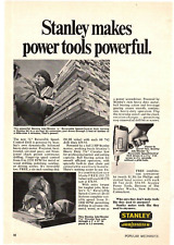 1967 Print Ad  Stanley Makes Power Tools Powerful Job/Master Speed Control Drill picture