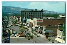 c1960 View Downtown Shopping Park Main Street Grand Junction Colorado Postcard picture
