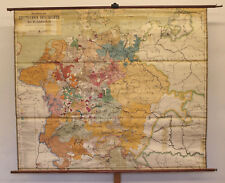 School Wall Map Role Map School Map 16.Jahrhundert 192x162 ~ 1920 Vintage picture