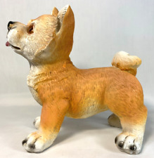Akita Puppy Dog Statue Figurine New Resin Standing picture